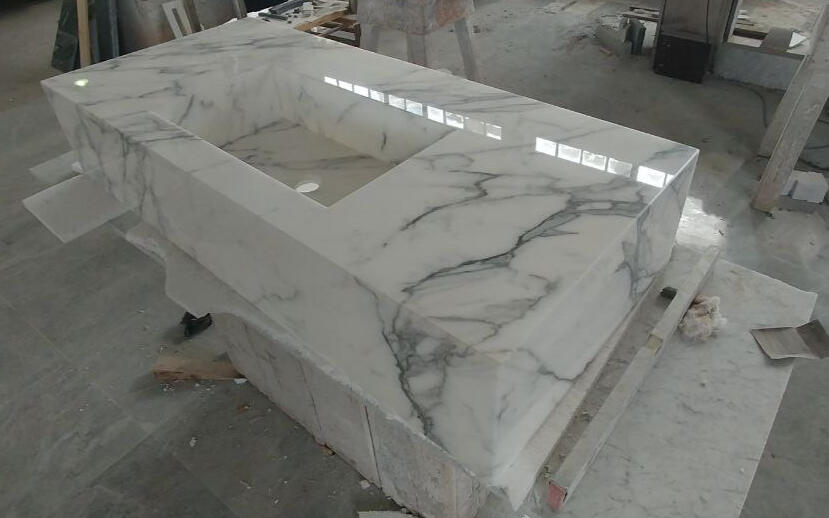 Lavandino marmo bianco