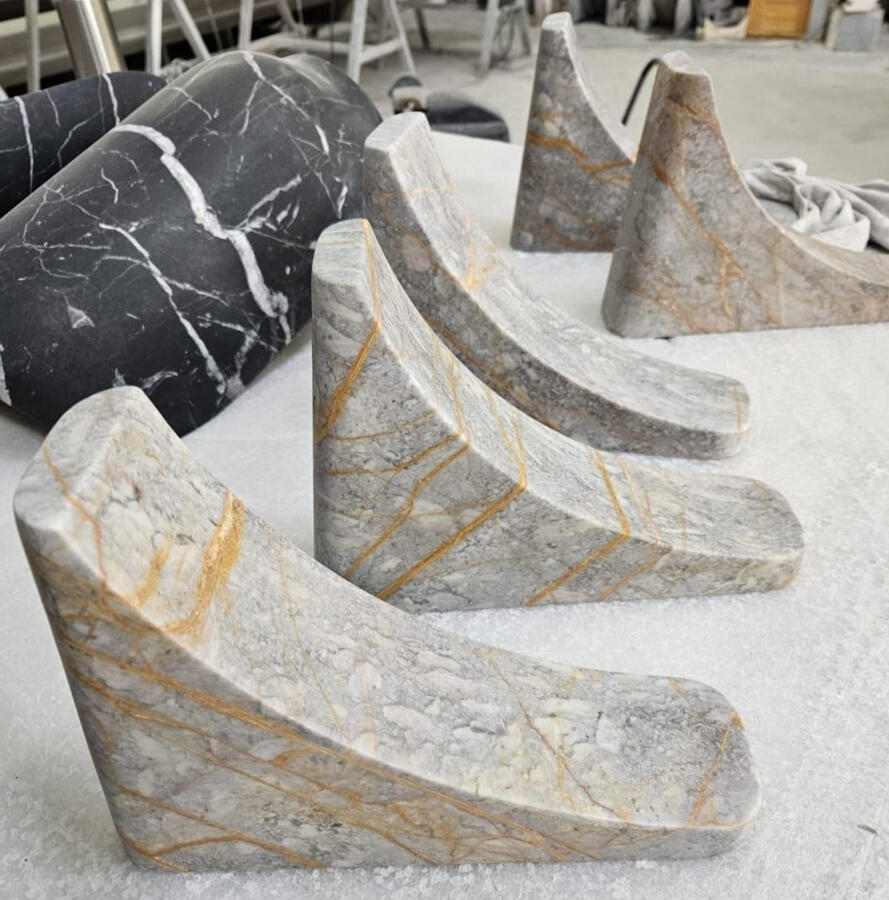 Oggetti marmo lavorazione design
